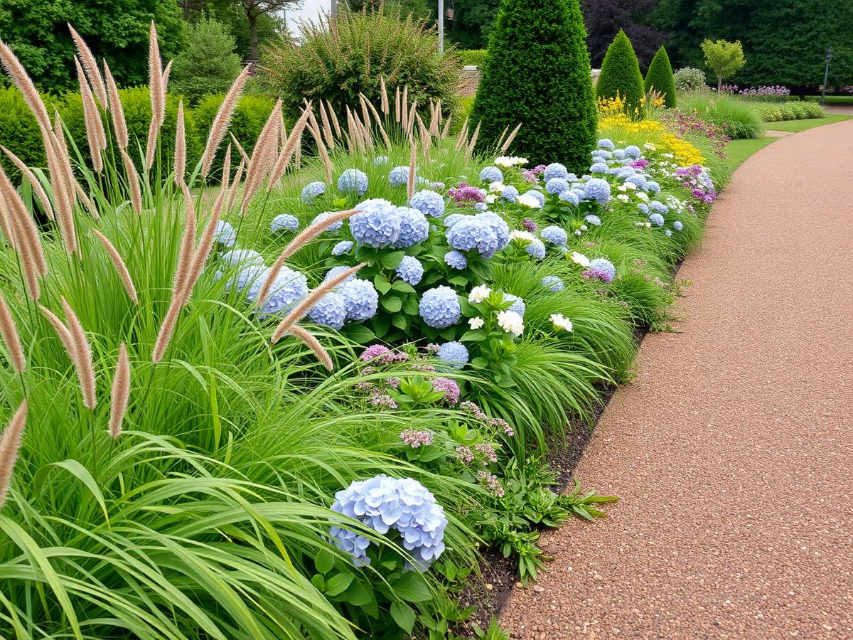 Border & beplanting